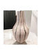 Capolavoro Dekorative Vase Metallisch Rosa 20x20xH40cm