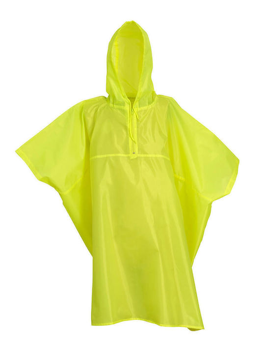 Pelerină de Ploaie Poncho Yoko Promo cu Glugă Mare Hvs470 Galben Fluorescent