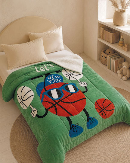 Rythmos Fleece Blanket Green 220x160cm