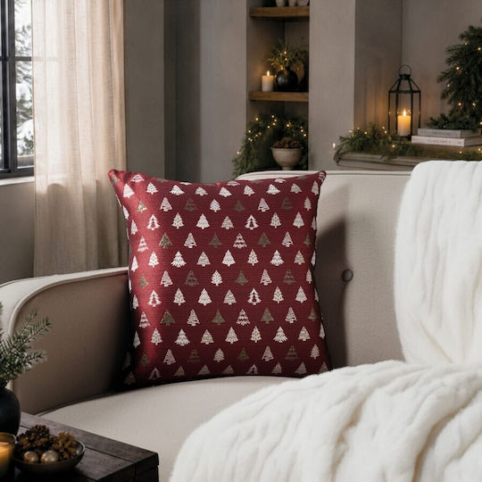 Teoran Christmas Decorative Square Pillowcase 45x45cm
