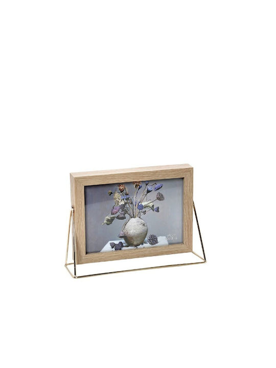 Espiel Holz-Bilderrahmen mit Goldenem Rahmen 3 Stk