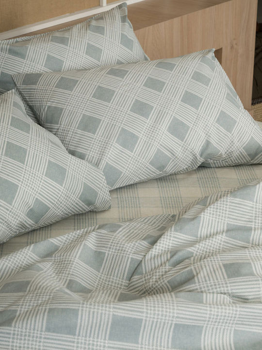 Sunshine Feelings Pillowcase Set Aqua 50x70cm