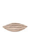Capolavoro Servierplatte aus Porzellan Rosa 40x17 cm