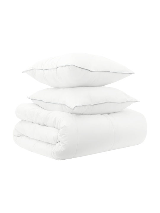 vidaXL 3-teiliges King-Size-Bambus-Steppdecken-...