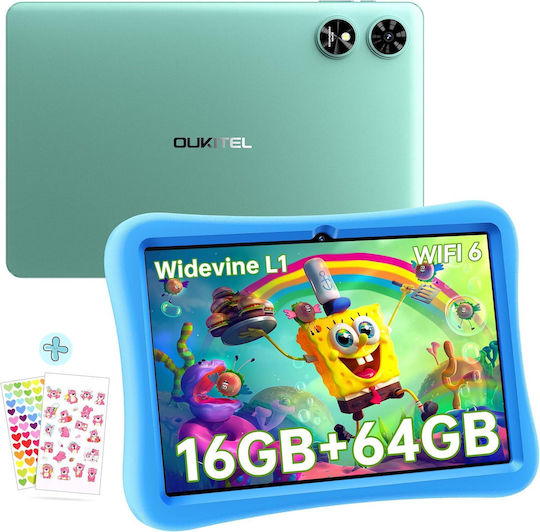 Oukitel 10,1-Zoll-Tablet (4 GB/64 GB) Türkis