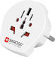 Skross Adaptor de priză World de la Universal la Tip G (Regatul Unit)