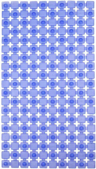 Sidirela E-3119-3 Bathtub Mat with Suction Cups Blue 36x68cm