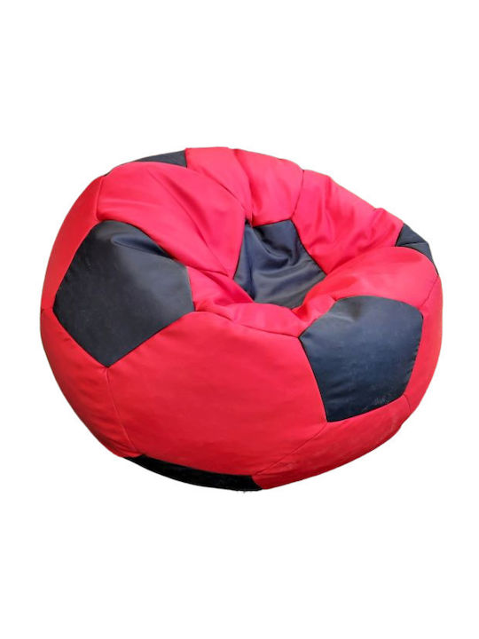 Wasserdichter Sitzsack-Sessel Ball Rot – Schwar...