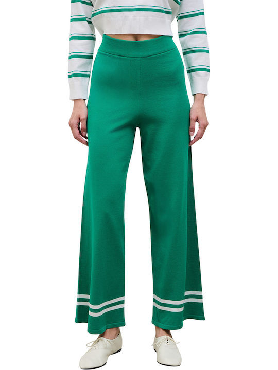 Pantaloni Dama din Material Emerald