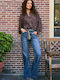 High Rise Women's Flared Jeans