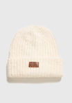 Funky Buddha Beanie Women's Knit Beanie in Beige
