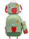 CyP Brands Set Școlar Verde 31 x 15 x 43 cm