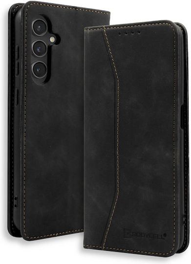 Bodycell Book Aus Kunstleder Schwarz (Galaxy S26 FE)