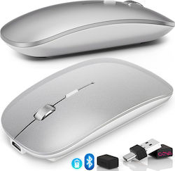Qova Mouse Bluetooth Ergonomic Wireless Gri Deschis Qova Mouse Bluetooth Ergonomic Wireless Gri Deschis