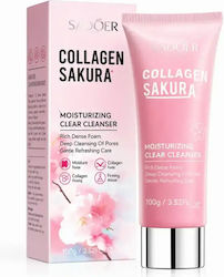 Collagen Sakura Spumă de Curățare a Feței 100 g Collagen Sakura Spumă de Curățare a Feței 100 g