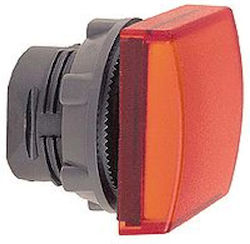 Schneider Electric Cap de Lampă Indicatoare 30x30 mm Pătrat 22 mm Roșu Zb5cv043