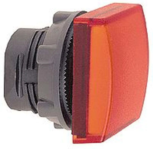 Schneider Electric Cap de Lampă Indicatoare 30x30 mm Pătrat 22 mm Roșu Zb5cv043