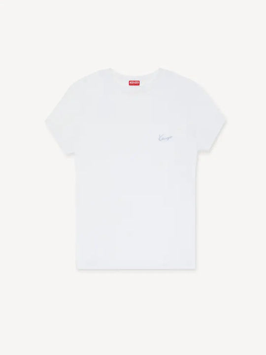 Kenzo Signature Women's T-Shirt Off White