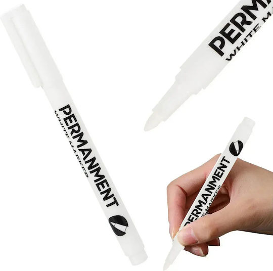 Verk Group Marker Permanent Alb 1 mm