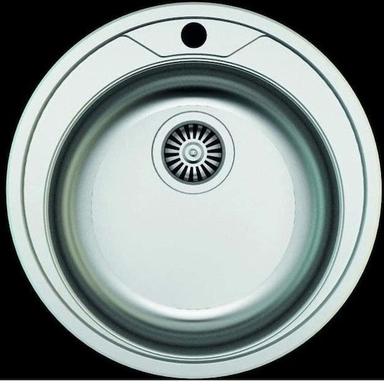 Franke Ένθετος Νεροχύτης Inox Σατινέ με Μπαταρία Μ51xΠ51cm Γκρι
