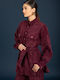 Long Sleeve Women's Shirt Aubergine