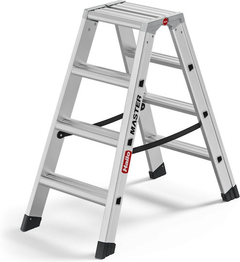 Hailo Aluminum Ladder with 2x4 Steps