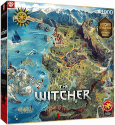 The Witcher: The Northern Realms Map Puzzle 2D 1000pcs