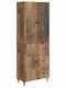 Biblioteci din lemn cu aspect învechit (2 buc.) 66x34,5x90 cm