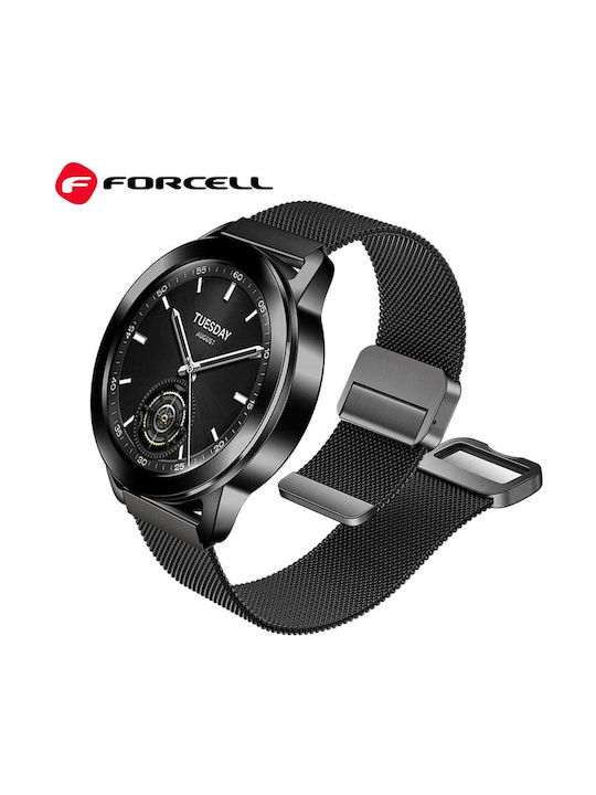 Forcell Strap To Samsung Galaxy Watch F-design Fs11 Magnetic Steel 22mm Black Forcell Strap To Samsung Galaxy Watch F-design Fs11 Magnetic Steel 22mm Black