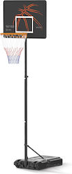 AMILA Set Skyer Jpp25 Basketballkorb mit Ständer bis 210 cm