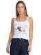 Dani Miller Top Damă Cu Bretele Wht Multi