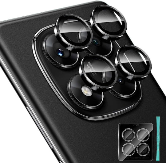 Πrotecție Cameră Frame Tempered Glass Neagră pentru Xiaomi Redmi Note 15 Pro Plus 5G