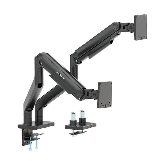 Serioux Schreibtischhalterung für 2 Bildschirme bis 45" mit Arm (SRXA-MM74-C024)