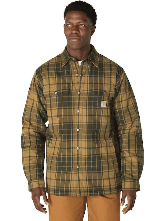 Carhartt Μακρυμάνικo Φανελένιο Overshirt σε Φαρ...