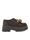 Mocasini de damă din Suede, de culoare maro