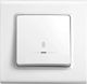 Viko Recessed Wall Switch with Frame Aller Retour White