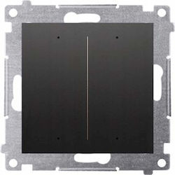 Kontakt-Simon Recessed Double Wall Switch Witho...
