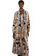 Midi Evening Dress Cream