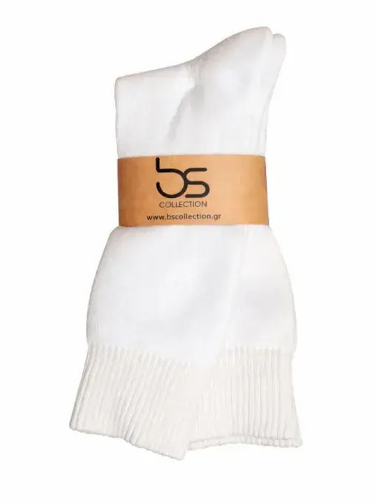 BS Collection Herren Socken Weiß 2er-Pack