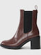 Women's Brown Chelsea Ankle Boots
