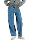 Damen Stoffhose Hellblau