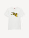 T-Shirt Jumping Tiger Offwhite