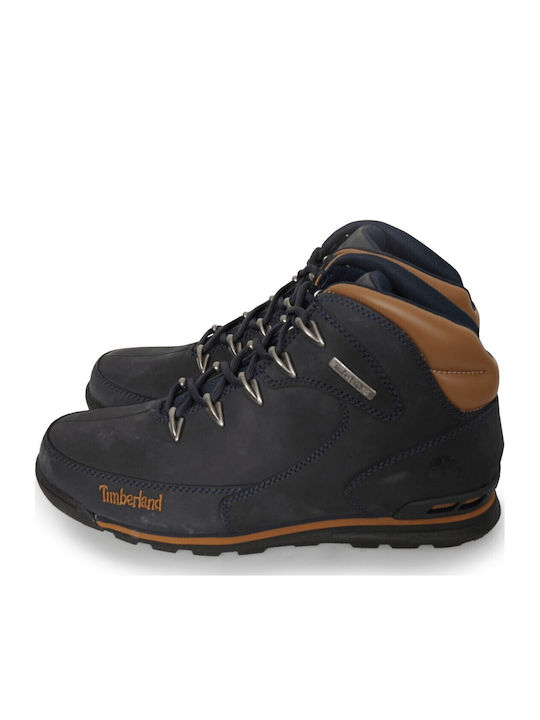 Euro Rock Mid Ανδρικά Μποτάκια Navy Μπλε