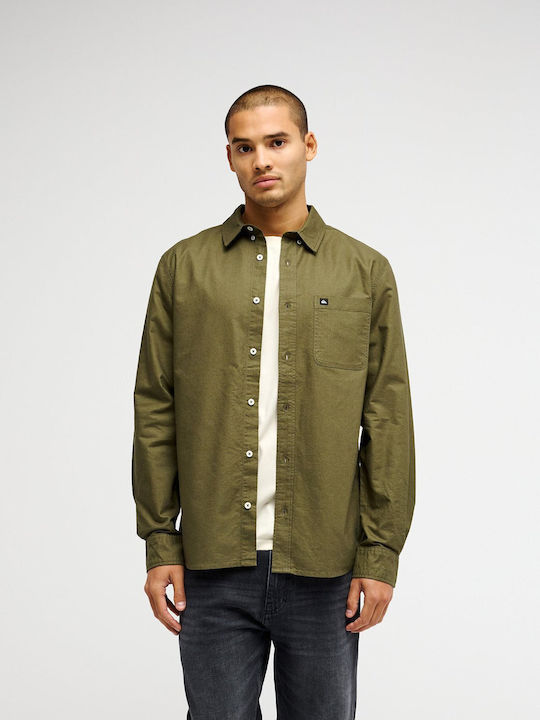Smoke Trail Regular Fit Khaki Long Sleeve Shirt