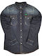 Long Sleeve Denim Shirt Dark Denim