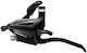 Shimano ST-EF500-2L Left 2-Speed Brake Lever and Shifter, 1800mm Inner Cable, EZ-Fire Plus, 4-Finger Alloy, V-Brake, Requires Power Modulator, Black, Individual Package