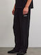 Men's Trousers Washed Black
