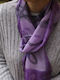 Women's Purple Silk Scarf