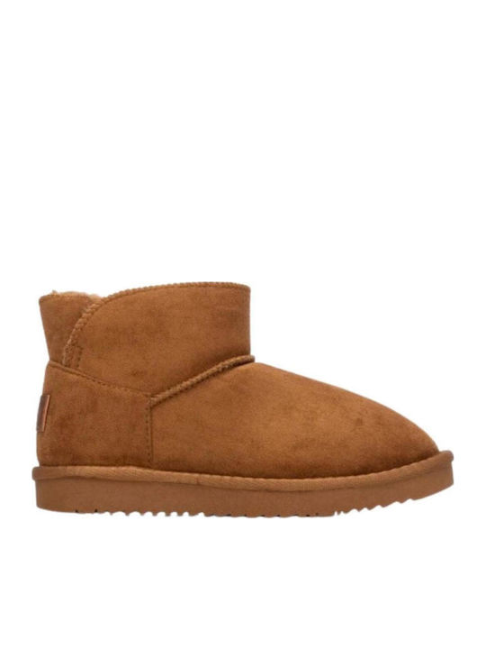 Xti Suede Παιδικά Μποτάκια Καφέ