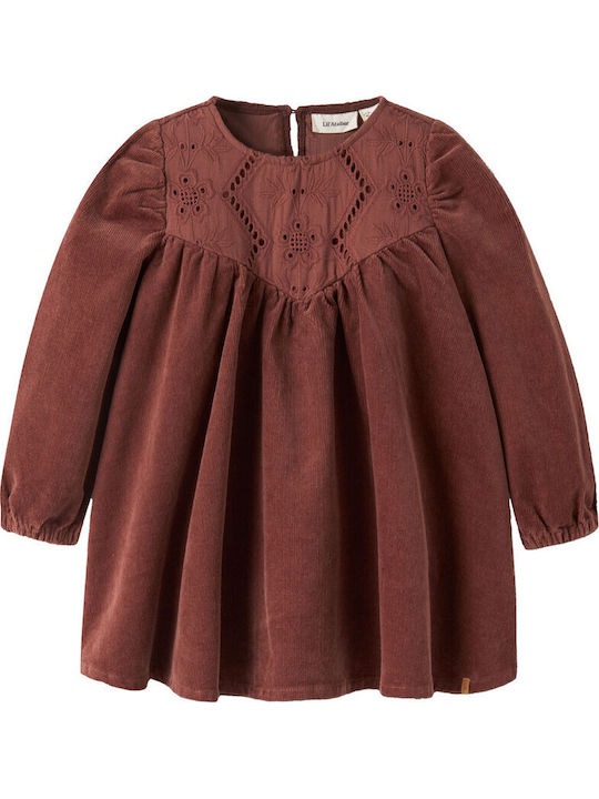 Rochie pentru Copii din Catifea Roșie